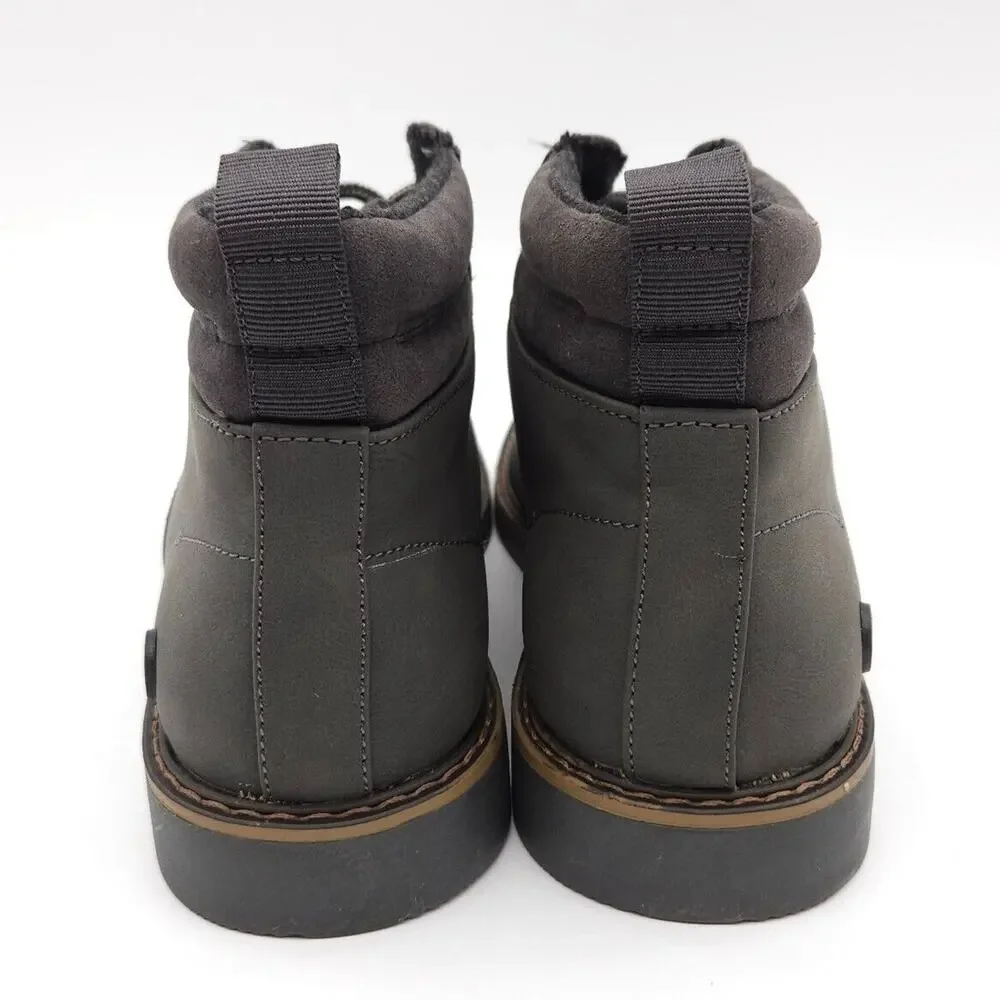 River Island (Mens Size US 8‎ EU 41) Chukka Ankle Lace Up Gray Biker Dress Boots